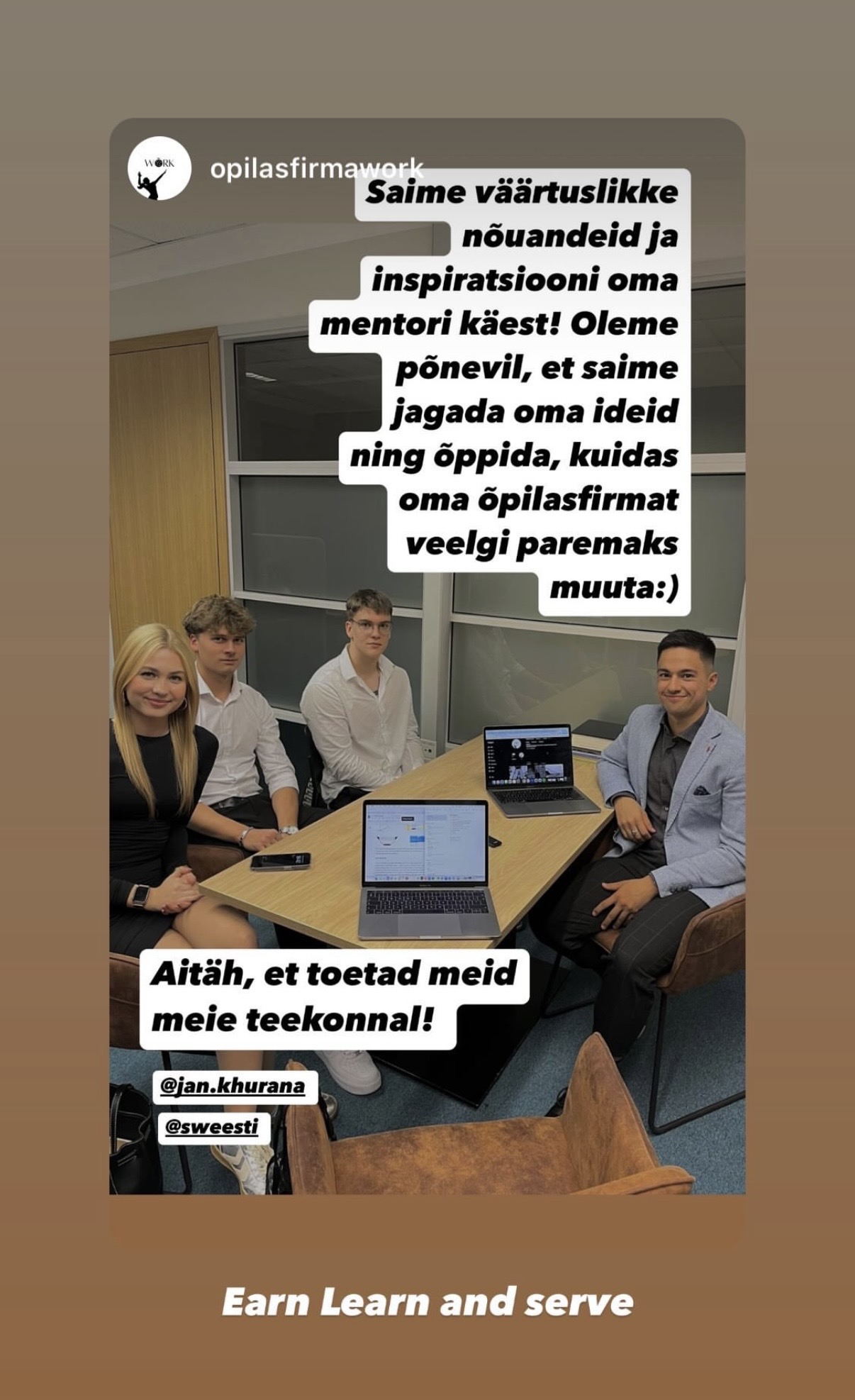 Jan Khurana õpilasfirma koolitus